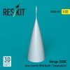 RESKIT RSU32-0147 Mirage 2000C nose cone for Kitty Hawk / Zimimodel kit (3D Printed) 1/32